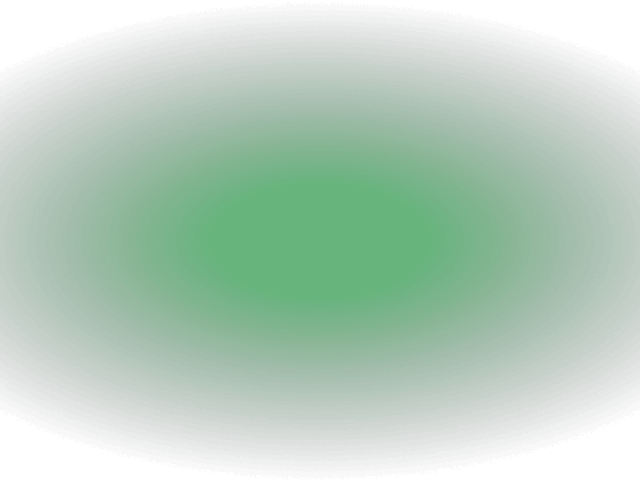 Green Glowing Ellipse